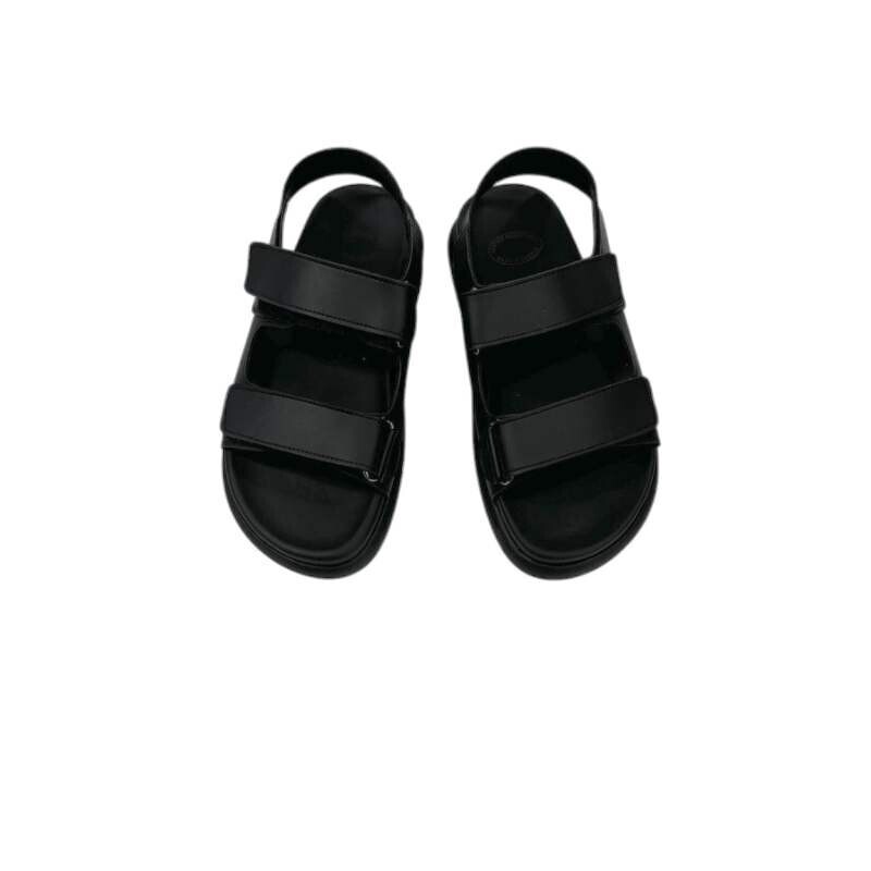 Leather anatomic sandals black women confortable shoes anatomic travel Item image 2