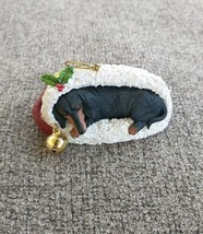 Danbury Mint Delightful Dachshunds Christmas Ornament &quot;STOCKING SNOOZE&quot; - £15.48 GBP