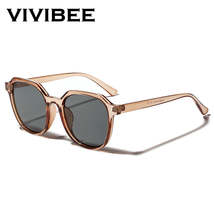 VIVIBEE - Original Summer Eyeglasses Fashion Transparent Grey Square Sunglasses  - £56.19 GBP