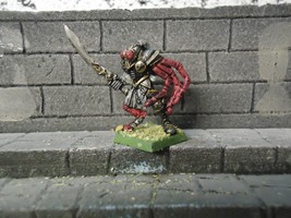 warhammer fantasy realms of chaos slaanesh champion flyhead and sword metal - $31.50