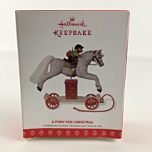 Hallmark Keepsake Christmas Tree Ornament 2017 A Pony For Christmas #20 New - $19.75