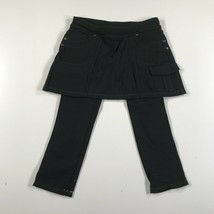 Athleta Skirt and Leggings Womens XS Petite Black Pockets Cargo Goth Str... - $18.69