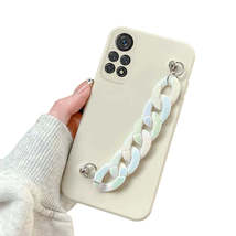 Anymob Samsung Mobile Marble Bracelet Phone Case in Plain White Case Design For  - £18.99 GBP