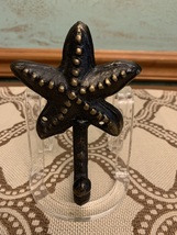 Starfish Design Wrought Iron Hook - £5.58 GBP