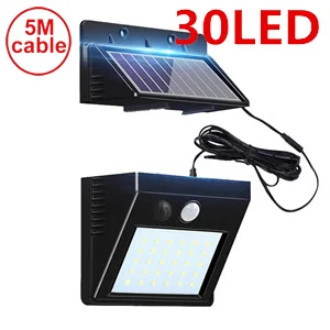 Waterproof 56/30 LED Solar Panel Power Light PIR Motion Sensor Wall Lamp Outdoor - £131.19 GBP