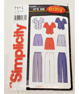 2002 Simplicity SO EASY 7154 Shirt Shorts Pants Pattern Sizes 8-18 CUT 1... - £0.78 GBP