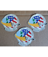 3 NASA 1986 Space Shuttle Challenger Crew Stickers McNair Onizuka Resnik... - $14.24