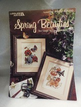 Leisure Arts Cross Stitch Spring Beauties Leaflet 2079 Donna Richardson 4 Charts - £3.88 GBP