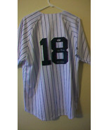 DON LARSEN AUTOGRAPHED NEW YORK YANKEES JERSEY, PERFECT GAME 10-3-56 - £411.41 GBP