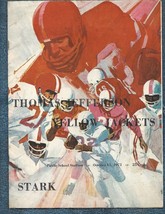 Oct. 15, 1971 Football Program-Thomas Jefferson HS (Port Arthur, TX) vs Stark - £7.47 GBP