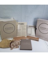 Hasbro Scrabble Crossword Game Vintage Bookshelf Edition Complete VG - $40.01 CAD