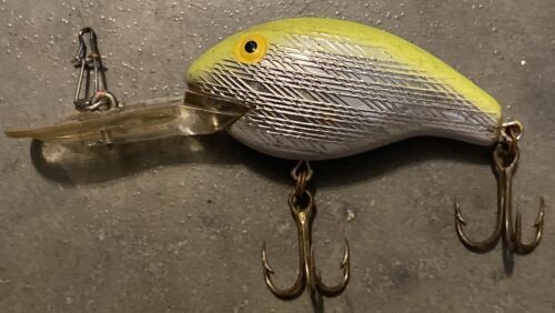 Primary image for Rebel Deep Wee R Crankbait Fishing Lure Silver Neon
