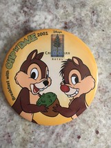 Breakfast With CHIP-N-DALE - Grand Californian Hotel - Disneyland 2001 Button - $9.46