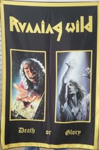 RUNNING WILD Death or Glory FLAG CLOTH POSTER BANNER CD Heavy Metal - £15.80 GBP
