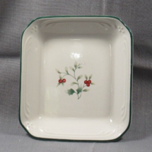 Pfaltzgraff Winterberry Square Tidbit Plate Discontinued Piece, Serving tray vtg - £8.78 GBP