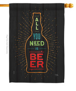 You Need Beer House Flag 28 X40 Double-Sided Banner - £29.55 GBP