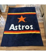 Vintage Biederlack Houston Astros Heavyweight Fleece Throw Blanket 53x74... - £84.86 GBP