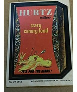 1979 Topps Wacky Packages #27 of 66 HURTZ *Good Condition* mm1 - $151.86 MXN