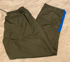 Men’s vintage Nike XL gray/blue track windbreaker pants - £33.81 GBP