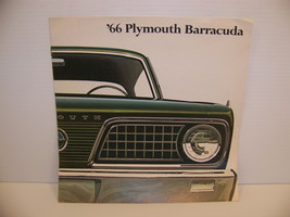 1966 PLYMOUTH BARRACUDA SALES BROCHURE ORIGINAL - $26.98
