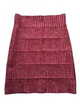 Bcbg Maxazria Women Medium Begonia Combo Bandage Power Skirt Euc Y2K Pink White - £20.72 GBP