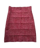 BCBG MAXAZRIA Women Medium Begonia Combo Bandage Power Skirt  EUC Y2K Pink White - $26.23