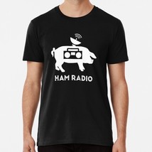 Ham Radio Pig Lover Gift Morse Code Geek Cw Operator S-5XL Made in USA T-Shirt - $22.80