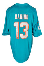 Dan Marino Signed Miami Dolphins Teal Nike Game Jersey BAS ITP 1W390343 - £466.66 GBP