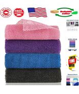 4-Piece African Exfoliating Net – Vibrant Colors Bath Sponge Set for Exq... - $315.07 MXN