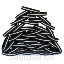 100 Barbed Wire Thin Silver Gray Line Wristbands Corrections Officers Bracelets - £39.51 GBP