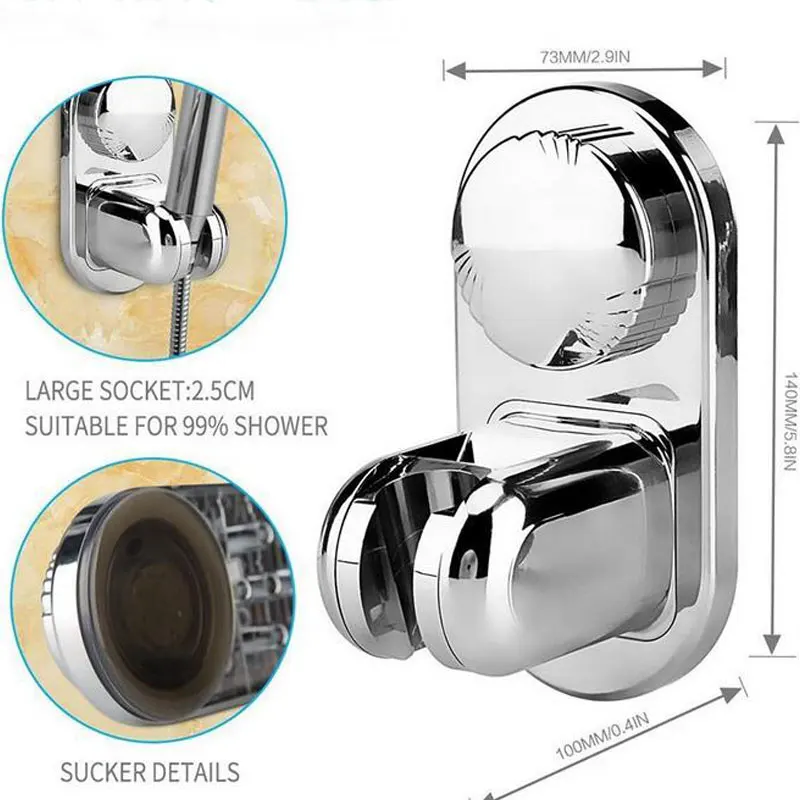 House Home 5 Mode Angle Adjustable Shower Head Holder, Super Power Vacuum Suctio - £29.57 GBP
