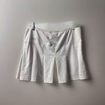 Bolle Golf Tennis Pleated Skirt Skort Womens Size Medium White Athletic Stretch - £11.58 GBP