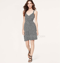 NWT Ann Taylor LOFT MINI CHEVRON PRINT TANK Cute Comfy Flattering Dress ... - $49.99