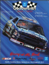North Carolina Motor Speedway-Goodwrench 500-NASCAR Race Program-2/28/93-VG - £23.71 GBP