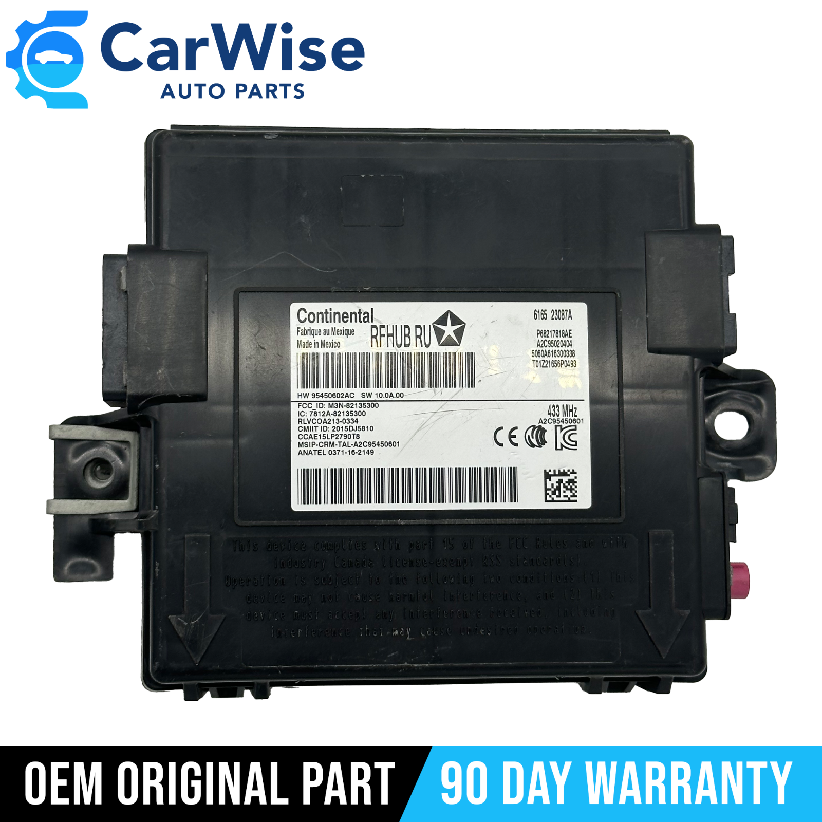 Genuine Receiver Hub Module 68217818AF for 2017-2019 Chrysler Pacifica - $84.14