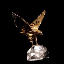 Eagle With Crystal Base Inspired Decor  Charm Christmas gifts Handmade - £462.65 GBP