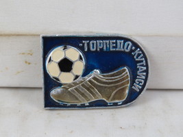 Vintage Soccer Pin - Torpedo Kutaisi FC - Stamped Pin - $19.00