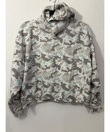 Simply Southern Women’s Size Large Camo Hoodie Sweatshirt Brown White Gr... - $377.73 MXN