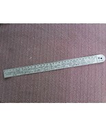 Vintage Soviet Russian USSR Aluminum Geometric Rule - $13.19 CAD