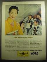 1958 Japan Air Lines Ad - The secret of Yumi - £14.55 GBP