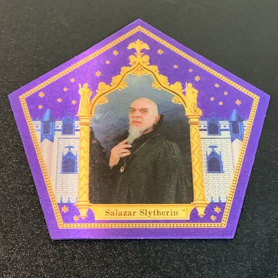Harry Potter Chocolate Frog Card Hologram, Salazar Slytherin - $8.59