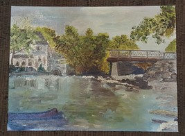 1965 Vintage Orig Oil Art Painting Signed Gwendolyn Walley Spring Twp Pa 18x24 - £70.96 GBP
