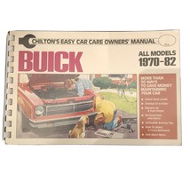 Buick Chilton&#39;s Easy Care Car Owners Manual 1970-82 Vintage Booklet - $12.63