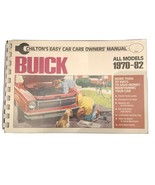 Buick Chilton&#39;s Easy Care Car Owners Manual 1970-82 Vintage Booklet - $12.63