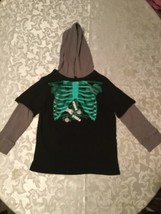  Size 4T Baby Gap sweater skeleton athletic sports hoodie black boys - £10.62 GBP