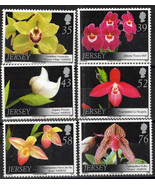 ZAYIX Jersey 1319-1324 MNH Orchids Flowers Plants 092023S46M - $8.55