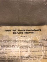 1998 GMC Chevrolet S/T Truck Original Factory Service Manual Jimmy Blazer Bk 1 - £11.82 GBP