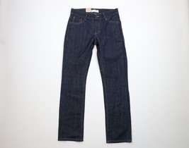 New Levis 511 Boys Size 16 Regular Slim Fit Denim Jeans Dark Wash Blue - $941.50 MXN