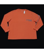 American Eagle Men&#39;s T-Shirt XXXL 3XL Orange Gray Reflective Long Sleeve... - £28.03 GBP