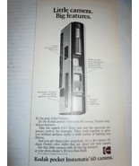 Vintage Kodak Pocket Instamatic 60 Camera Print Magazine Advertisement 1973 - $74.63 MXN
